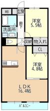 猪高ハイツの間取り画像