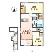 アヴェニールの間取り画像