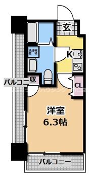 ドゥエリング千林の間取り画像