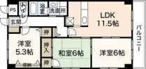 グランカーサ古江の間取り画像