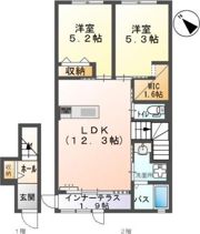 グランリヴィエールⅡの間取り画像