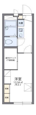 レオパレスコウジマワリの間取り画像