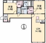 グランヴェール辰巳の間取り画像