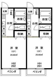 サンハイムの間取り画像