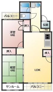 インペリアルハイツの間取り画像