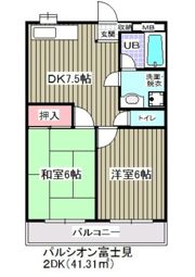 パルシオン富士見(E-070)の間取り画像