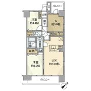 クレストフォルム横浜関内の間取り画像