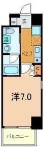 パウゼ東天満の間取り画像