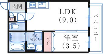 Avantio御崎公園の間取り画像