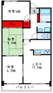 ブエナビスタ和泉中央の間取り画像