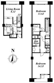 品川プリンス・レジデンスの間取り画像