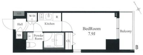 ラティエラ秋葉原の間取り画像