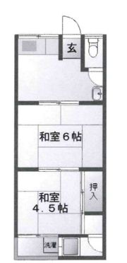 第2末広荘の間取り画像
