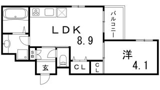 新神戸コルンの間取り画像