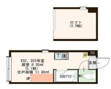 ハーモニーテラス中板橋Ⅵの間取り画像