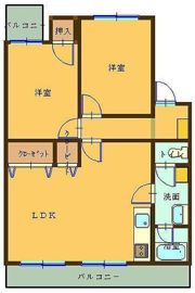 コモドカーサ朝日の間取り画像
