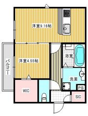 Surfinia堅田の間取り画像
