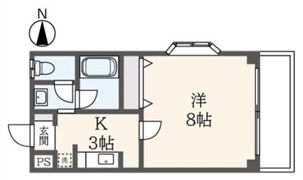 キャンパーツリー1号館の間取り画像