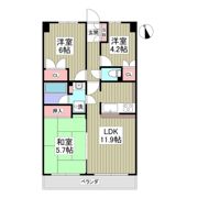 ハイラーク高崎の間取り画像