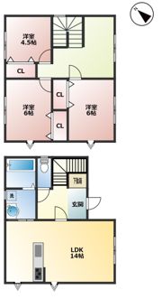 ソレイユの間取り画像