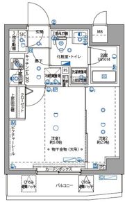 パティーナ京急蒲田の間取り画像