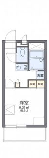 レオパレスブルーフォートの間取り画像
