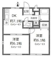 STコーポの間取り画像
