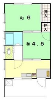 第一稲毛荘の間取り画像