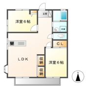 セジュールSHIMAの間取り画像