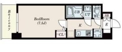 S-RESIDENCE江坂Eminenceの間取り画像