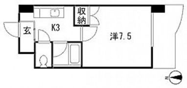 ロイヤル山口Ⅱの間取り画像