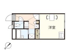 レオパレスwestの間取り画像
