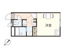レオパレスwestの間取り画像