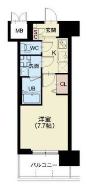 Splendide NAMBAIIIの間取り画像