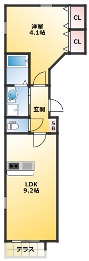 フロレゾン自由が丘の間取り画像
