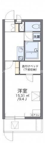 レオパレスレインボーロードの間取り画像