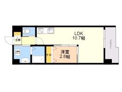 光陽マンション箱崎駅南の間取り画像