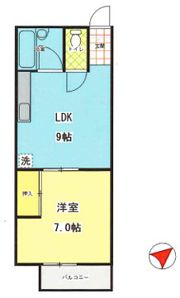 メイプル柳瀬川の間取り画像