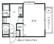 サファイアハイツの間取り画像