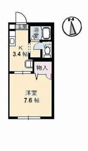 サンライズコーポの間取り画像