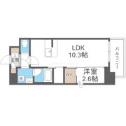 セレニテフラン本町の間取り画像