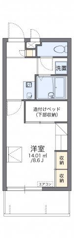 レオパレス経塚の間取り画像