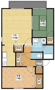 ハイカムール間瀬貝Bの間取り画像