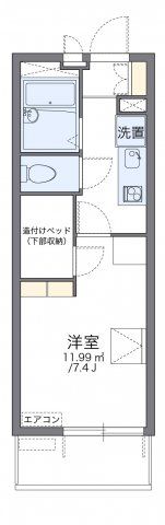 レオパレスヴィラモンドの間取り画像