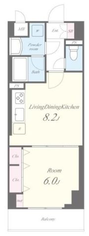 RE residenceの間取り画像
