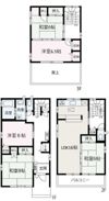 朝霞市北原二丁目戸建の間取り画像