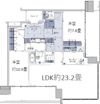 グラングリーン大阪 THE NORTH RESIDENCEの間取り画像