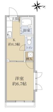 エコーⅠの間取り画像