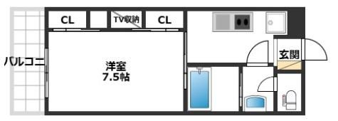 サンライズ兵庫の間取り画像