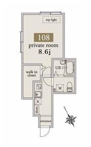 アーベインテラス駒込Ⅱの間取り画像